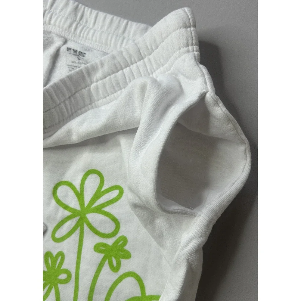 John Summit Off The Grid White Shorts Men's Sz Large EDM DJ 100% Cotton NWOT - Picture 3 of 7